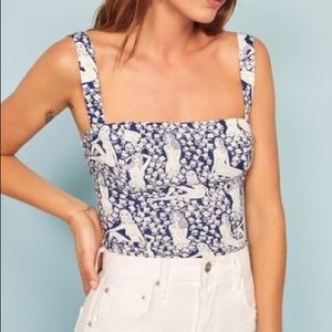 Reformation Elaine Top in Au Naturel